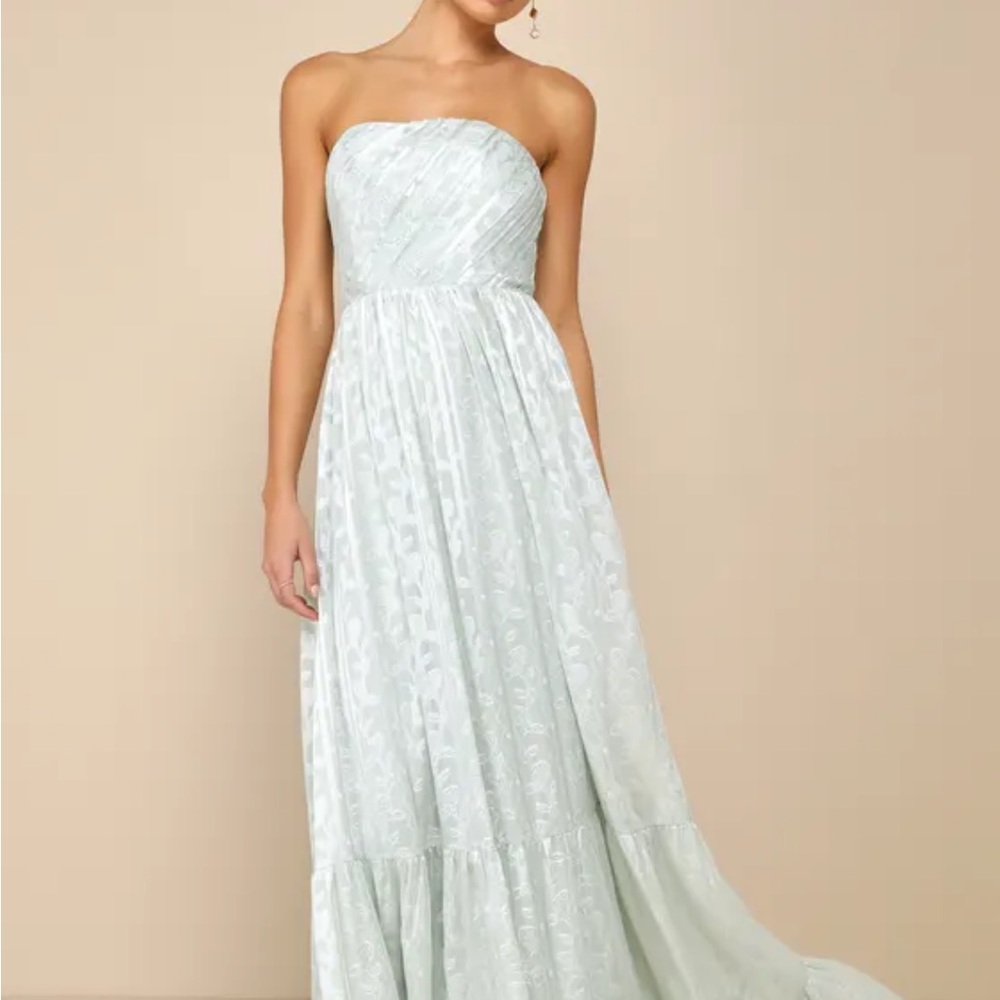 Elegant Green One-Shoulder Dress and Stylish Green Suit
